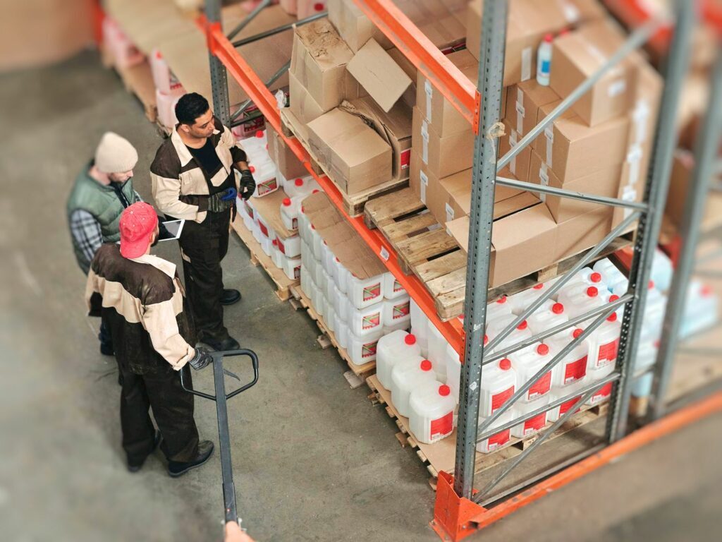 prevention risques controle rayonnage